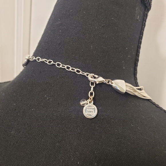 Fashion Jewelry Layered Silvertone Necklace - Picture 3 of 5